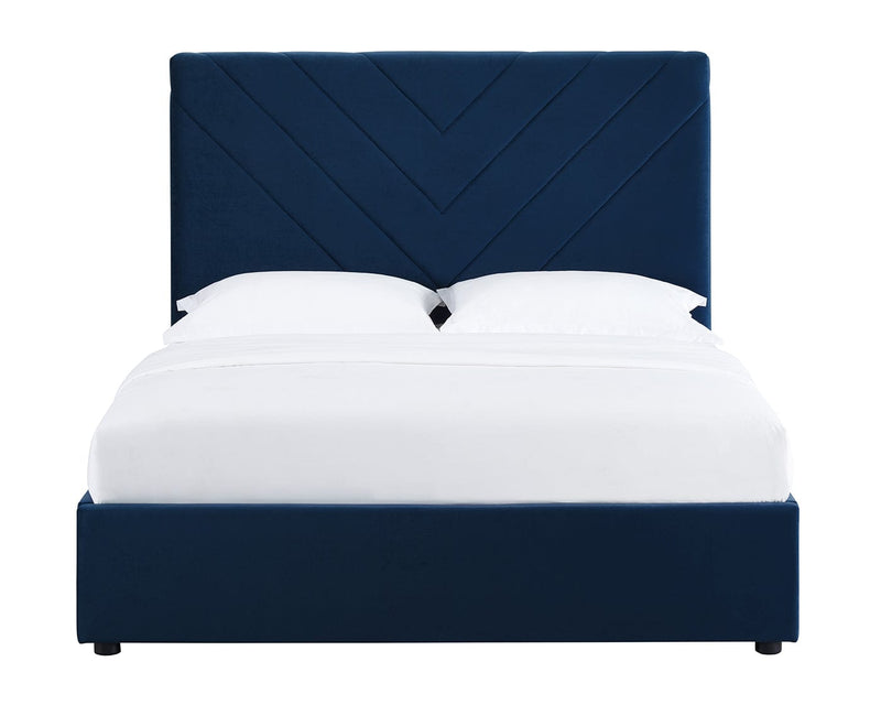 LPD Fabric Bed Islington Blue Bed Frame Bed Kings