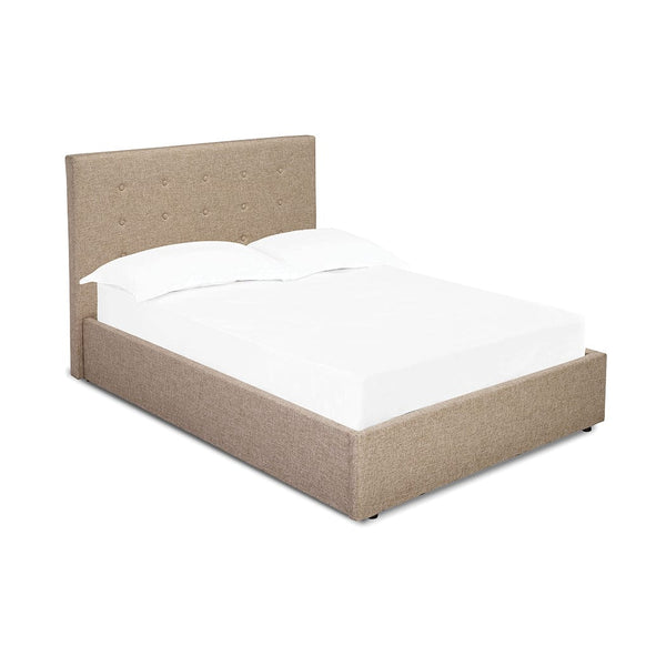 LPD Fabric Bed Lucca Beige Bed Frame Bed Kings