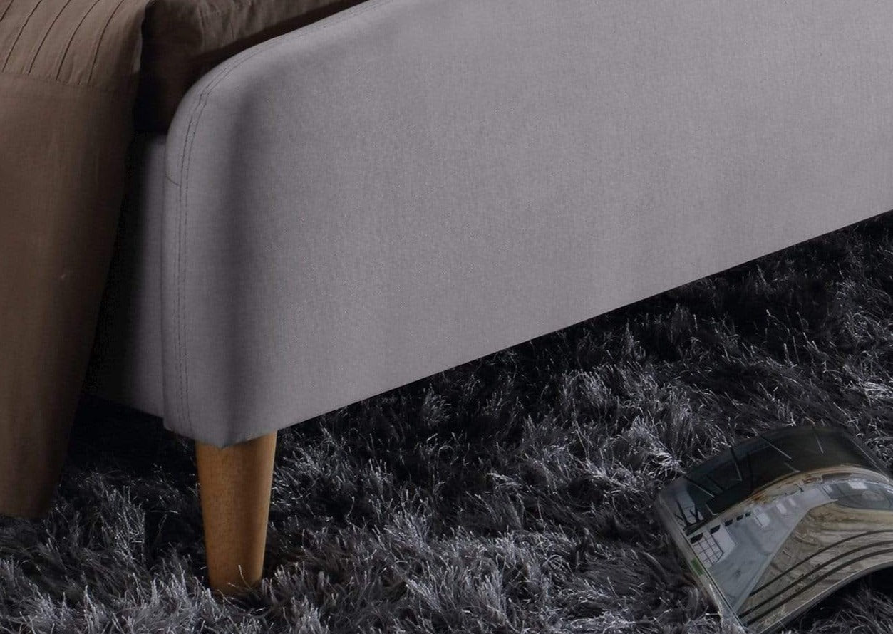 Geneva Bed Frame - Light Grey