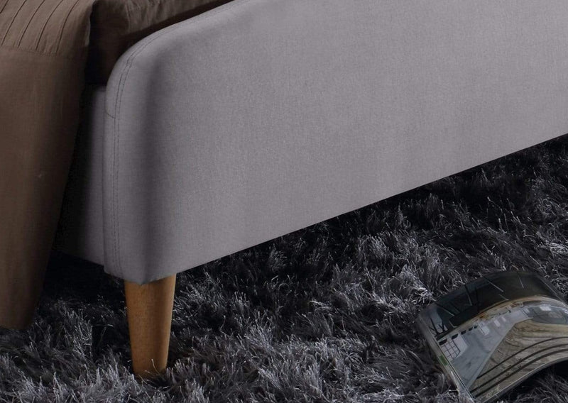 Geneva Bed Frame - Light Grey