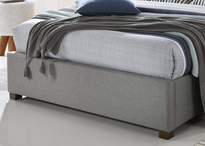 Oakland Bed Frame - Light Grey Fabric