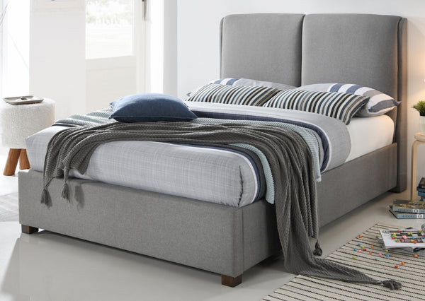 Oakland Bed Frame - Light Grey Fabric