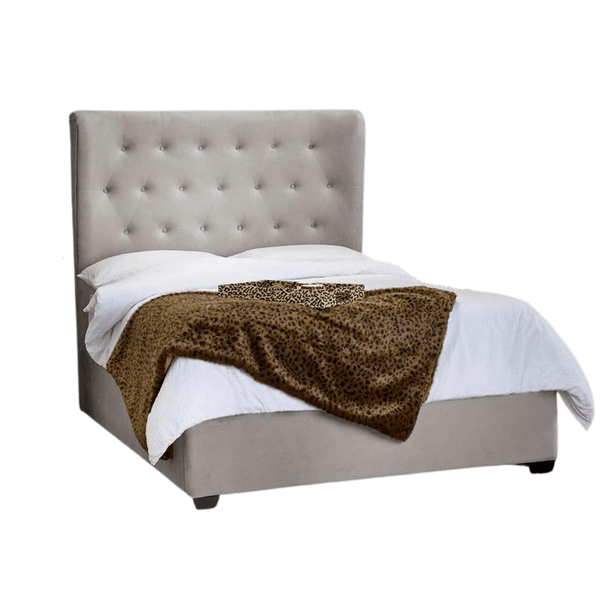 LPD Fabric Storage Bed Belgravia Cappucino Bed Bed Kings