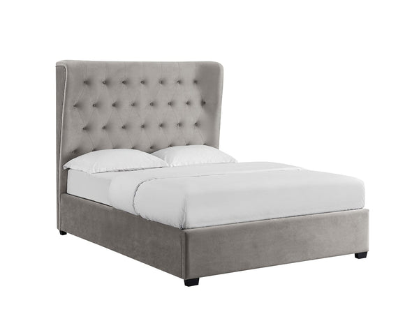 LPD Fabric Storage Bed Belgravia Grey Bed Bed Kings