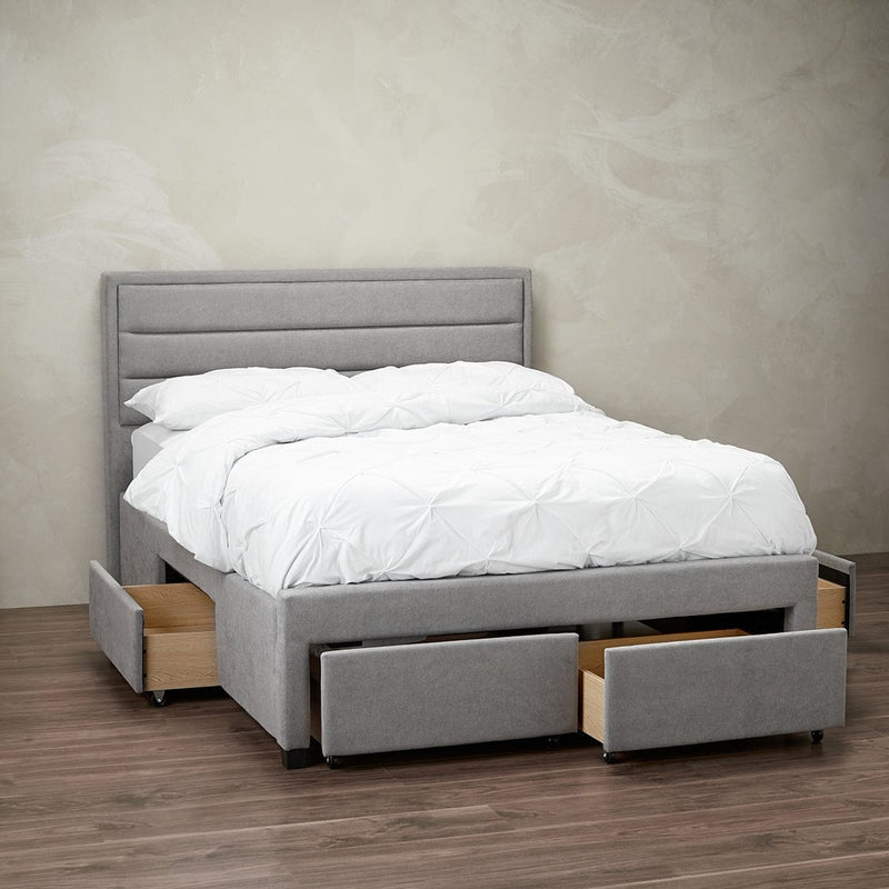 LPD Fabric Storage Bed Greenwich Bed Frame Bed Kings