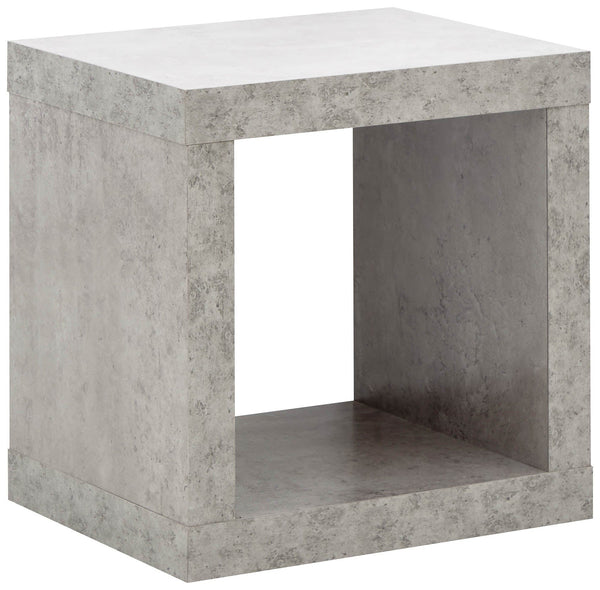 GFW Lamp Table Bloc Cube Table Cube Concrete - GFW Bed Kings