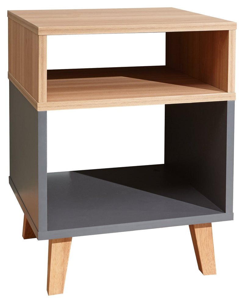 GFW Lamp Table Modena Lamp Table Grey Bed Kings