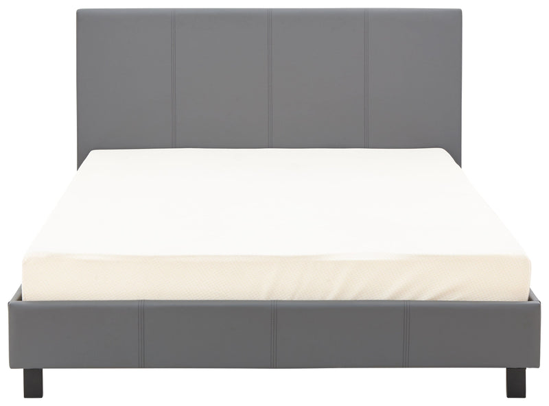 GFW Leather Bed Bed In A Box Grey Bed Kings