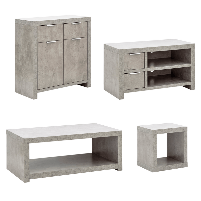 GFW Living Room Set Bloc 4 Piece Living Room Set Bed Kings