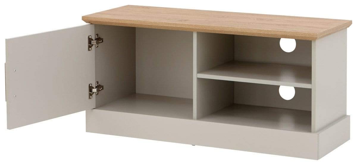 GFW Living Room Set Kendal Small 4 Piece Living Room Set Grey Bed Kings