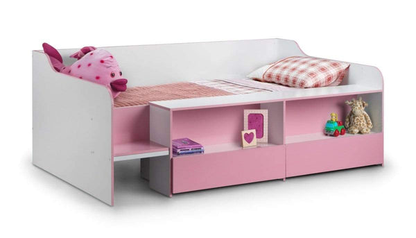 Julian Bowen Low Sleeper Bed Stella Low Sleeper Pink Bed Kings