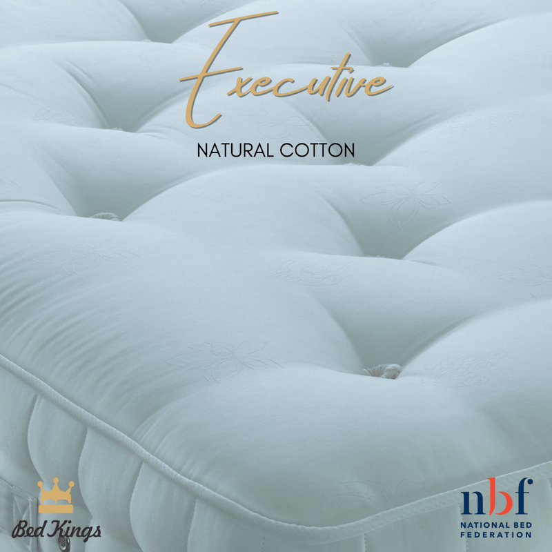 Bed Kings Mattress Executive Natural Cotton Mattress Bed Kings