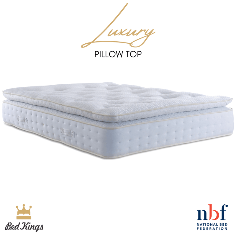 Bed Kings Mattress Luxury Pillow Top and Pocket Spring Mattress Bed Kings