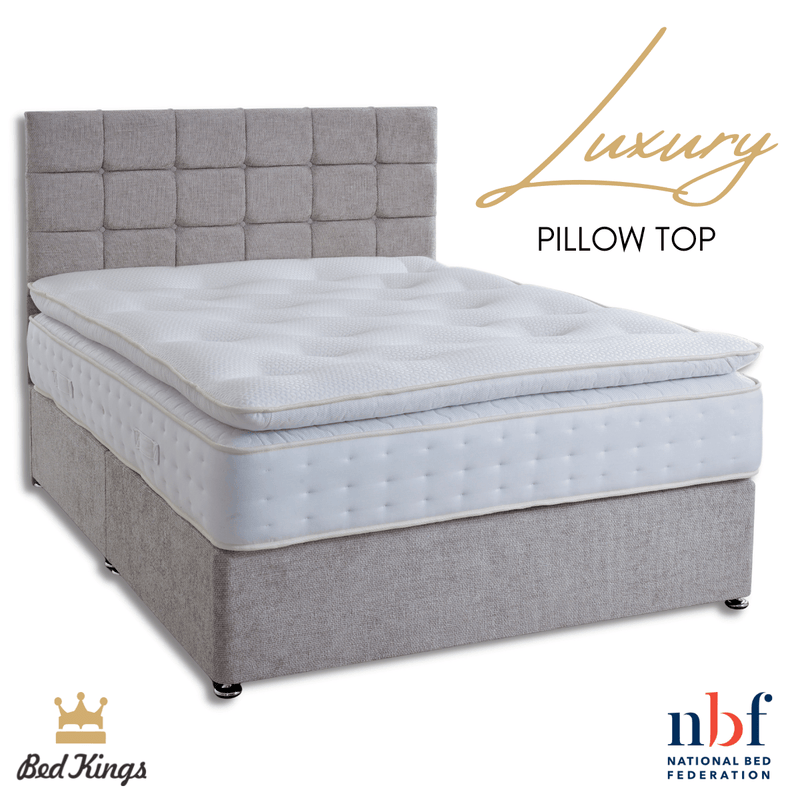 Bed Kings Mattress Luxury Pillow Top and Pocket Spring Mattress Bed Kings