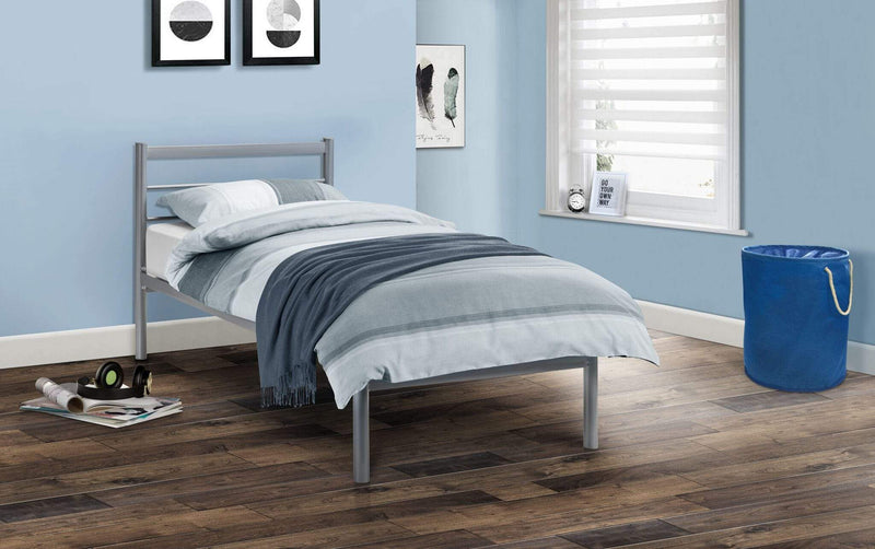 Julian Bowen Metal Bed Alpen Bed Metal Bed - Aluminium Bed Kings