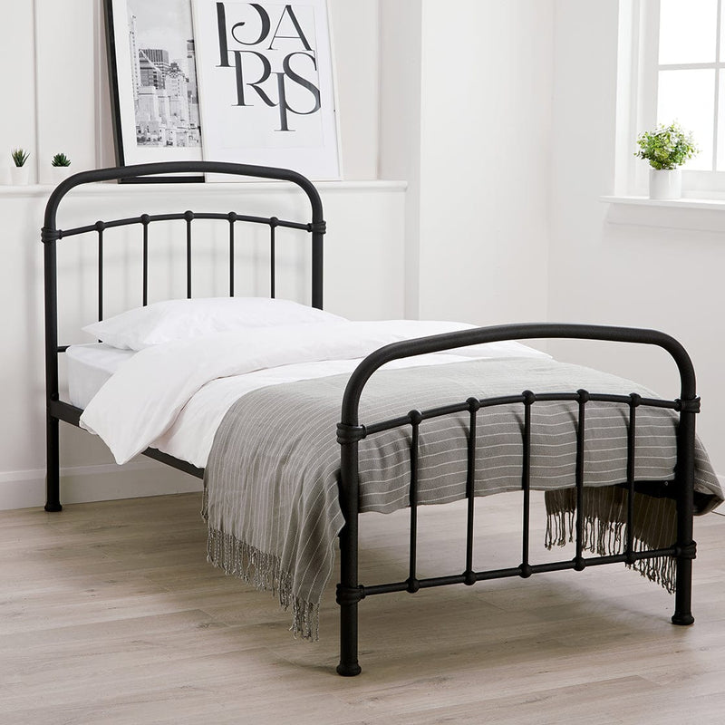 LPD Metal Bed Halston Bed Frame Bed Kings