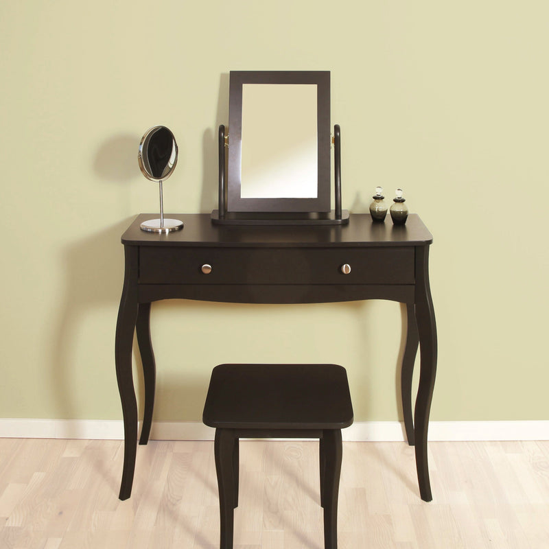 FTG Mirror Baroque Mirror Black Bed Kings