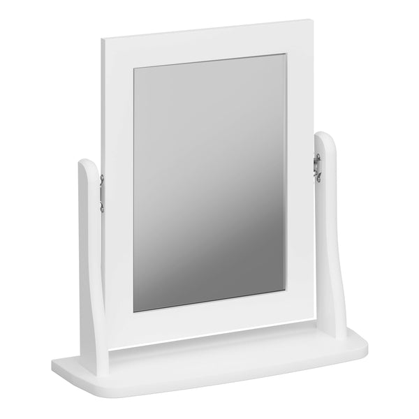 FTG Mirror Baroque Mirror White Bed Kings