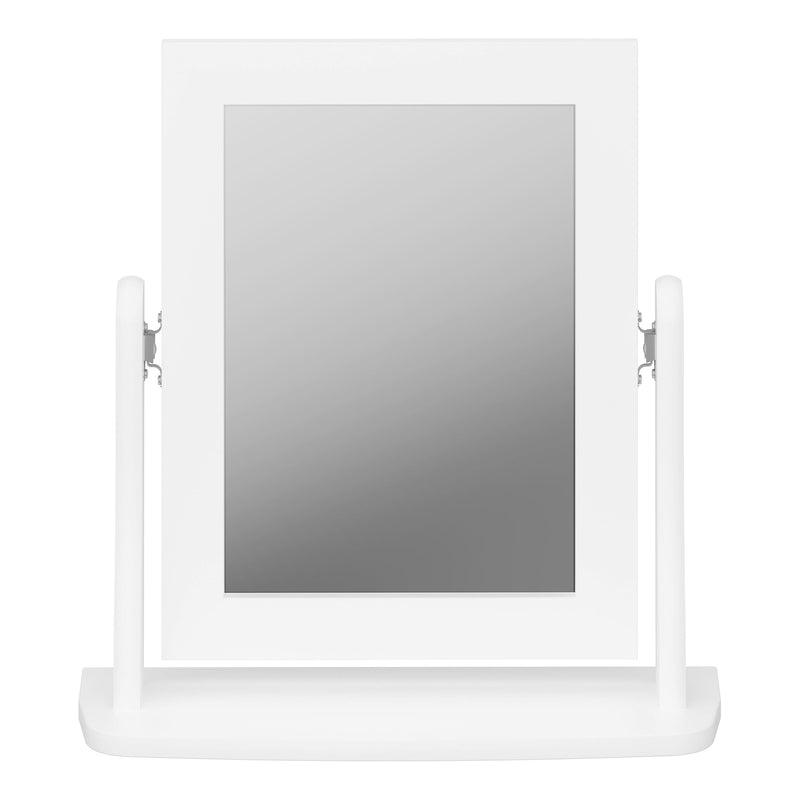 FTG Mirror Baroque Mirror White Bed Kings
