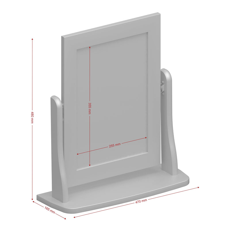 FTG Mirror Baroque Mirror White Bed Kings