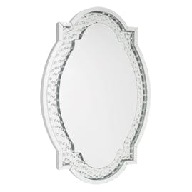 LPD Mirror Valentina Oval Mirror Silver - From LPD Bed Kings