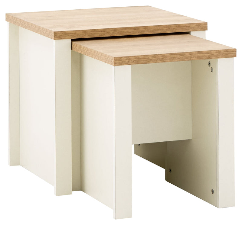 GFW Nest of Tables Lancaster Nesting Tables Cream Bed Kings