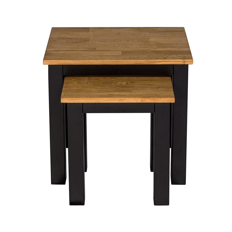 LPD Nest Of Tables Copenhagen Nest of Tables Black Frame-Oiled Wood Bed Kings