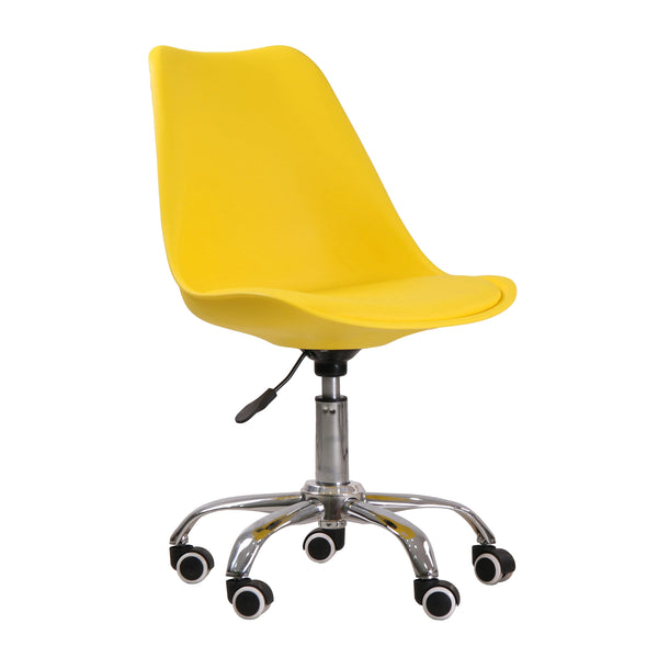 LPD Office Chair Orsen Swivel Office Chair Yellow Bed Kings