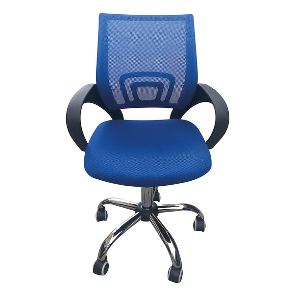 LPD Office Chair Tate Mesh Back Office Chair Blue Bed Kings