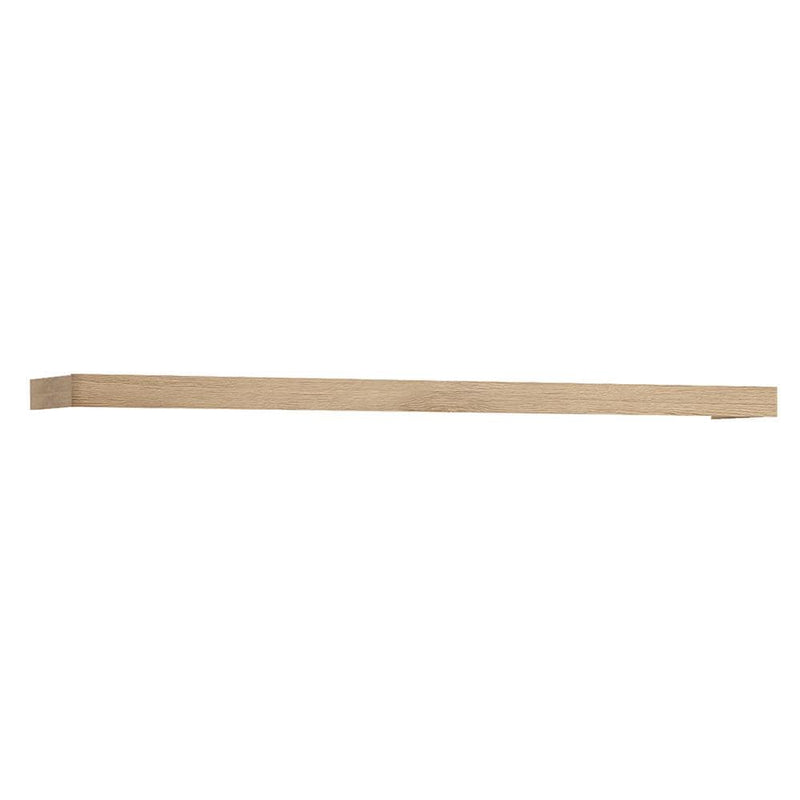 FTG Shelving Unit Kensington - 150cm Wall Shelf - Oak Melamine Bed Kings