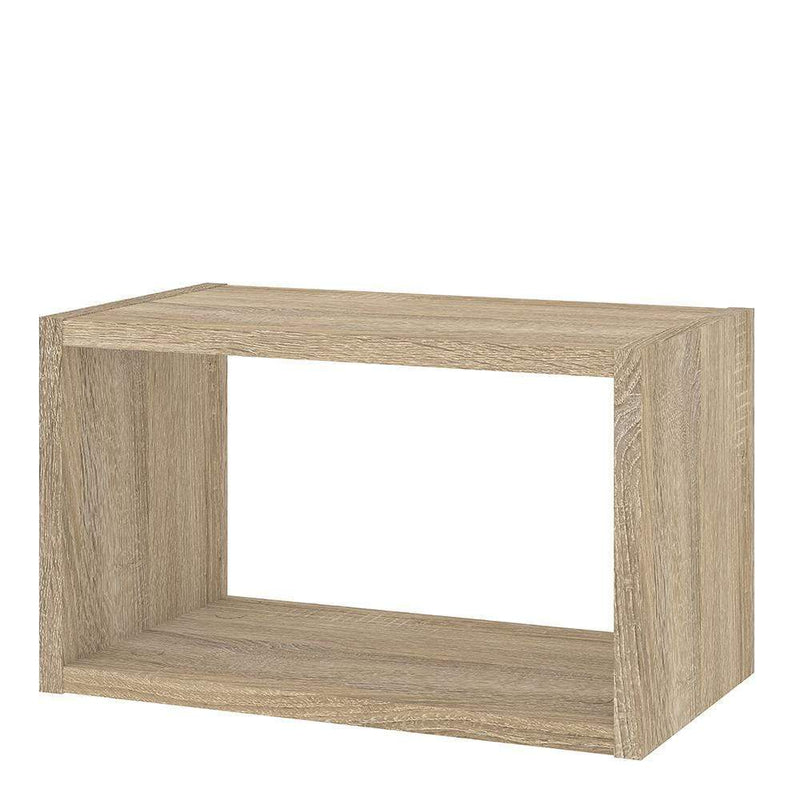 FTG Shelving Unit Roomers - Wall Shelf Unit in Oak Bed Kings
