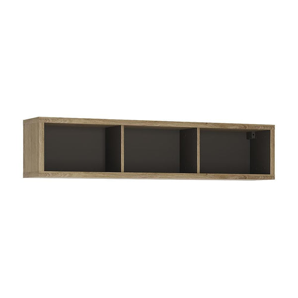 FTG Shelving Unit Shetland - Wide wall shelf - Shetland Oak Finish Bed Kings