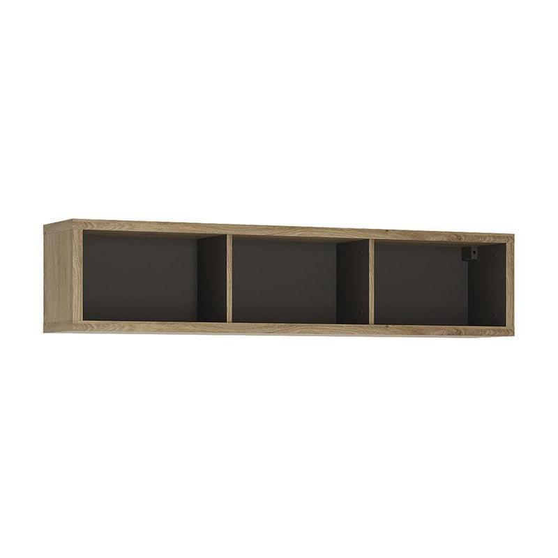 FTG Shelving Unit Shetland - Wide wall shelf - Shetland Oak Finish Bed Kings