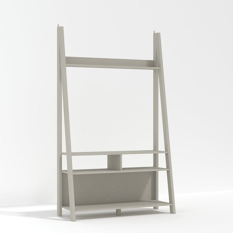 Grey ladder shelving unit discount