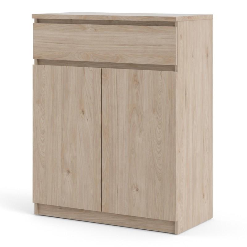 FTG Sideboard Naia Sideboard  1 Drawer 2 Doors in Jackson Hickory Oak Bed Kings