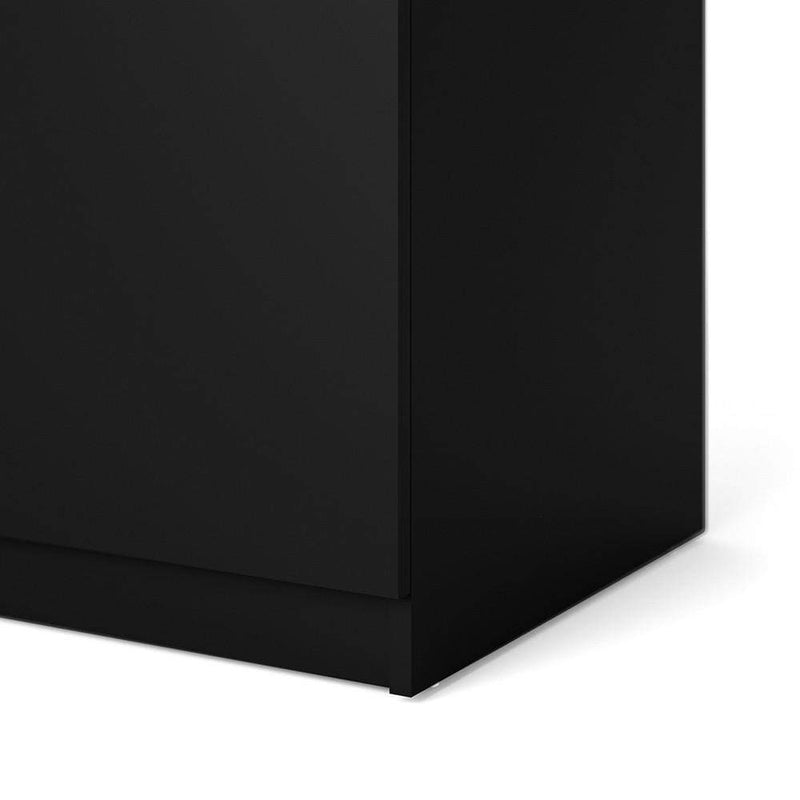 FTG Sideboard Naia Sideboard - 4 Drawers 2 Doors in Black Matt Bed Kings