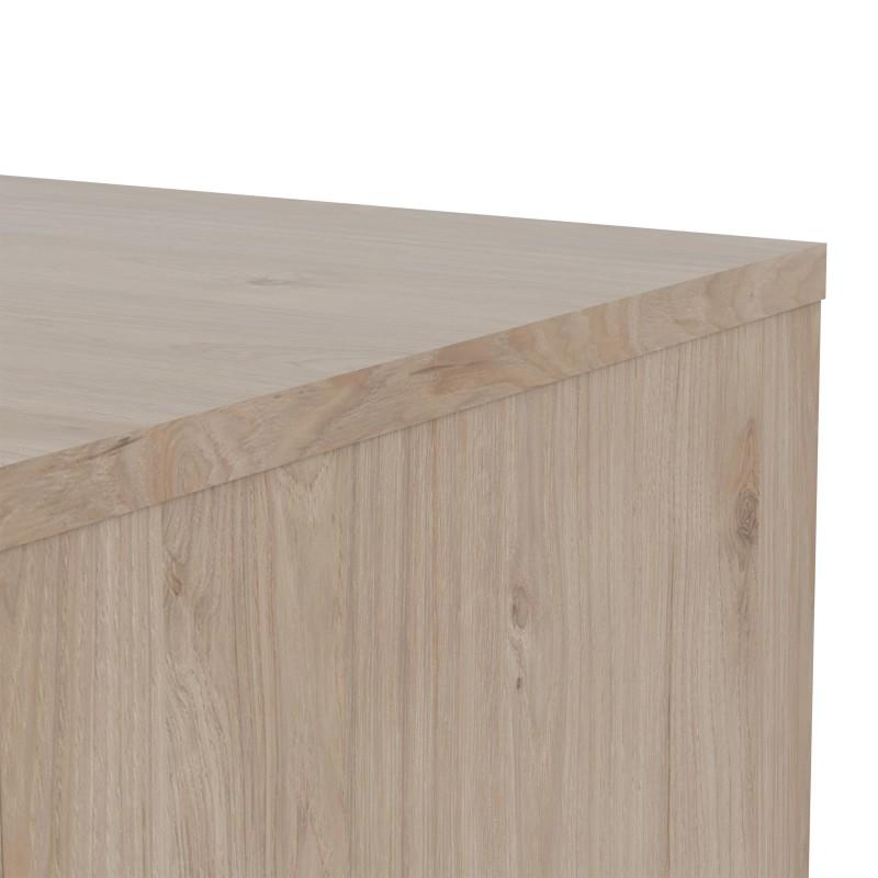 FTG Sideboard Naia Sideboard  4 Drawers 2 Doors in Jackson Hickory Oak Bed Kings
