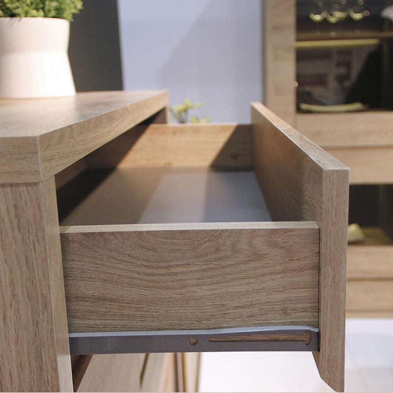 FTG Sideboard Shetland 1 Door 3 drawer sideboard Shetland Oak Finish Bed Kings