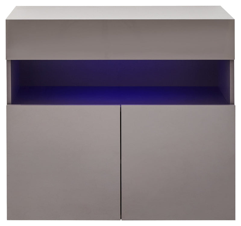GFW Sideboard Galicia Sideboard With Led Grey Bed Kings