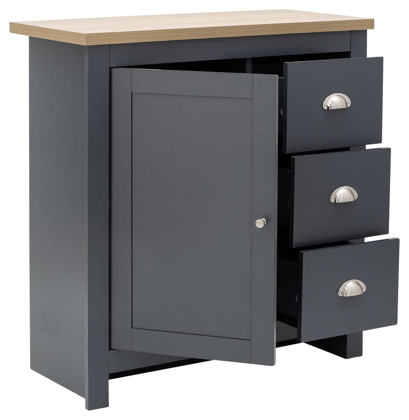 GFW Sideboard Lancaster Multi Unit Slate Blue Bed Kings