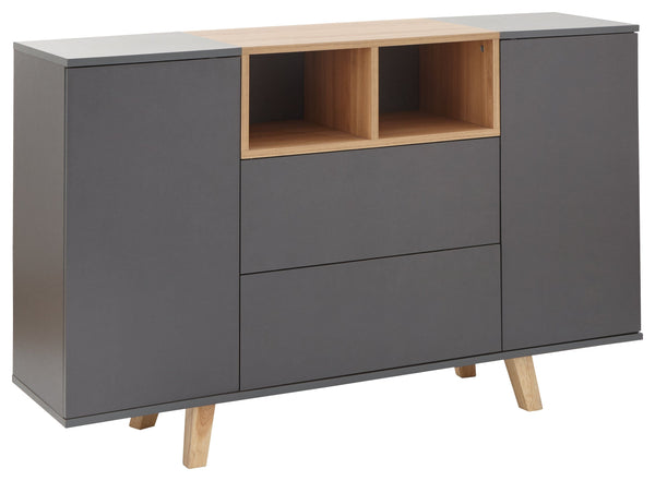 GFW Sideboard Modena Sideboard Console Grey Bed Kings