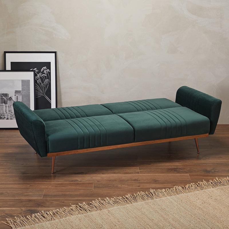 LPD Sofabed Nico Green Sofa Bed Bed Kings