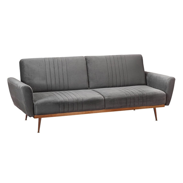 LPD Sofabed Nico Grey Sofa Bed Bed Kings