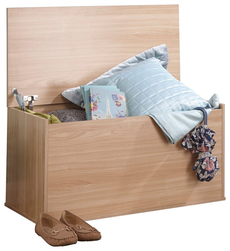 GFW Storage Ottoman Panama Ottoman Storage Box Oak Bed Kings