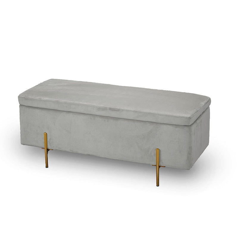 LPD Storage Ottoman Lola Storage Ottoman Grey Bed Kings