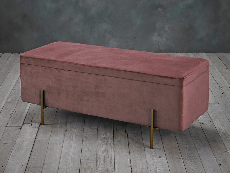 LPD Storage Ottoman Lola Storage Ottoman Pink Bed Kings