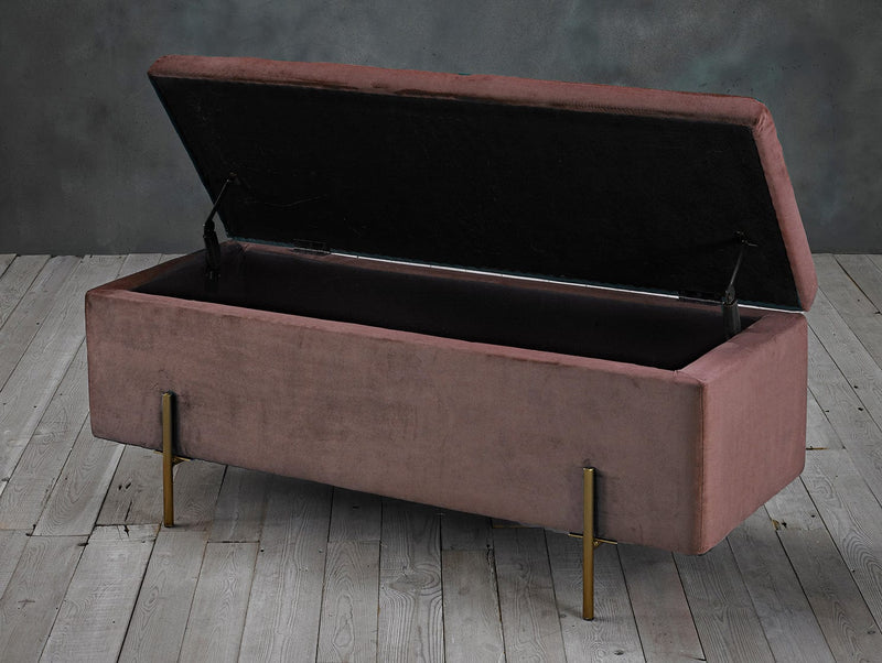 LPD Storage Ottoman Lola Storage Ottoman Pink Bed Kings