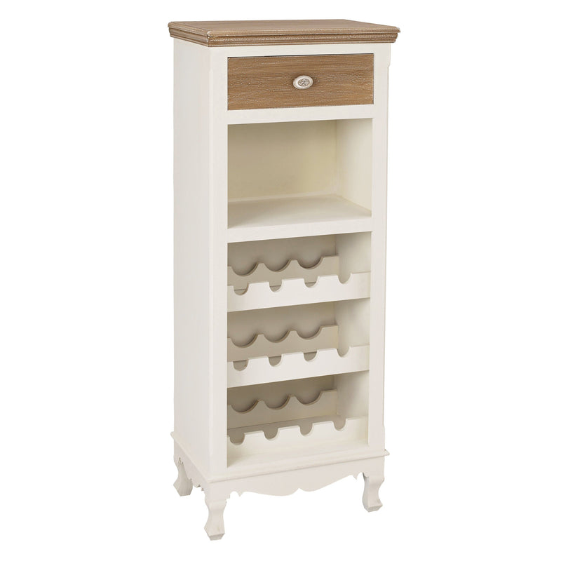 LPD Storage Unit Juliette Wine Rack Cream Bed Kings