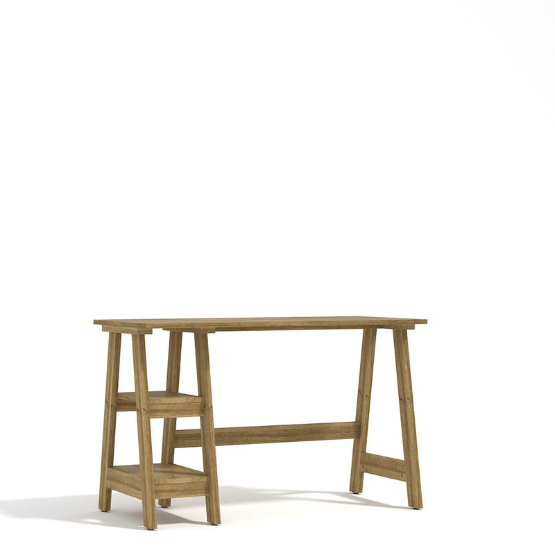 LPD Desk Tiva Workstation Oak Bed Kings