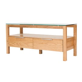 LPD TV Unit Tribeca TV Unit White Oak Bed Kings